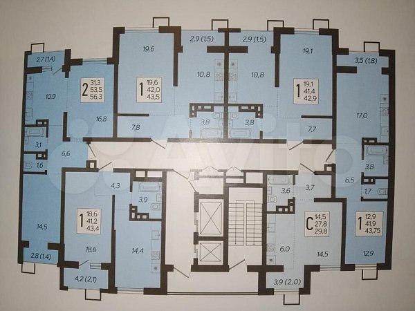 1-комн квартира, 44 м², р-н Энка - Баскет-холл (№124251)
