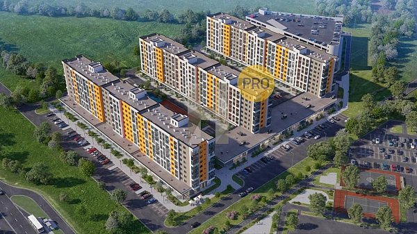 1-комн. квартира, 37.83 м², ЖК Друзья (№132577)
