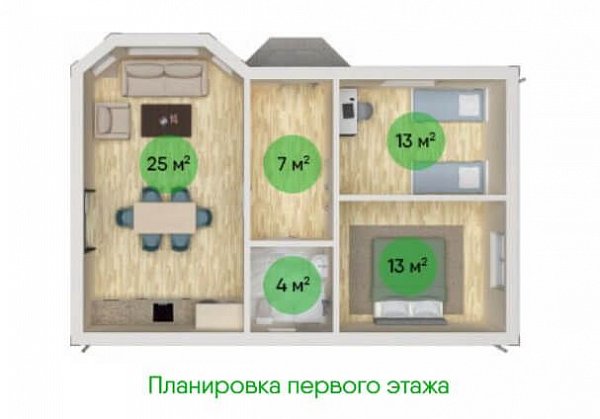 Дом 65 м², уч. 3 сот., Краснодар