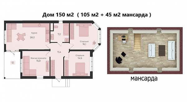 Дом 150 м², уч. 3.2 сот., Краснодар