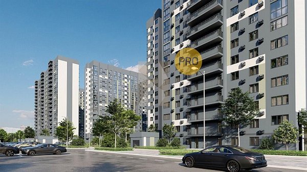 3-комн. квартира, 74.27 м², ЖК Друг-2 (№133320)