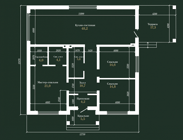 Дом 150 м², уч. 6 сот., Адыгея