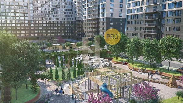 3-комн. квартира, 87.41 м², ЖК Гарантия на Обрывной (№132527)