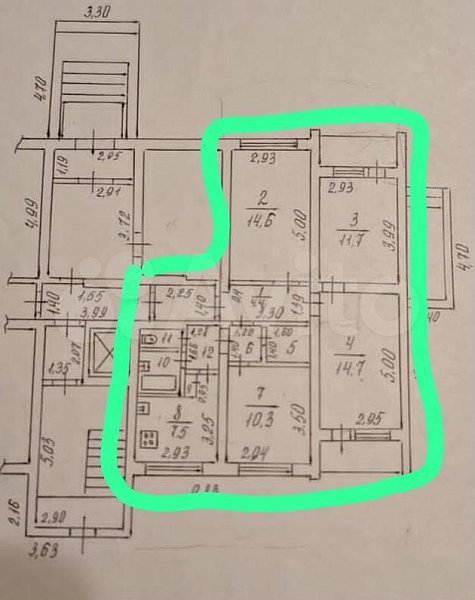 Продается 4-комн. квартира, 86.5 м², р-н Гидростроителей, Краснодар