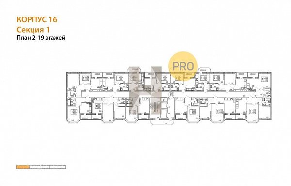 1-комн. квартира, 35.4 м², ЖК Светлоград (№132050)