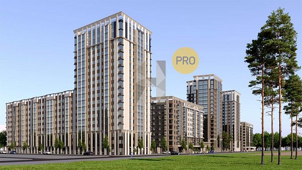 3-комн. квартира, 80.2 м², ЖК Парк Победы-2 (№133765)