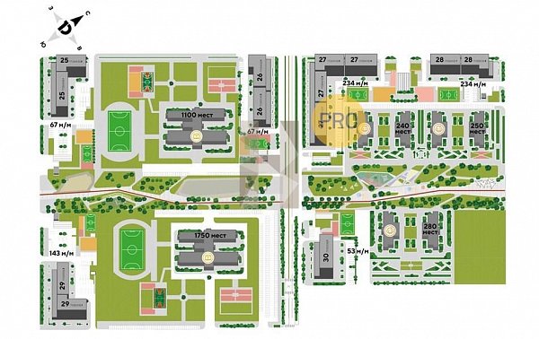Студия, 25.6 м², ЖК Самолет-5 (№132222)