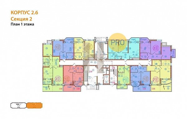 2-комн. квартира, 51.2 м², ЖК Спортивная деревня-2 (№132931)