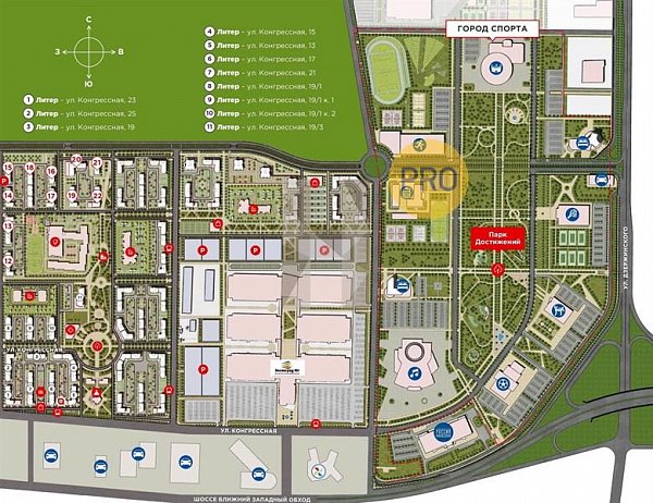 2-комн. квартира, 74.8 м², ЖК Красная площадь Ромекс (№133088)