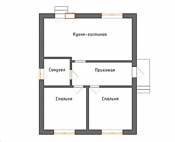 Дом 65 м², уч. 4 сот., Краснодар