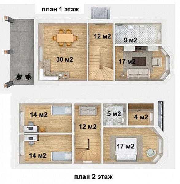 Дом 120 м², уч. 3 сот., Краснодар