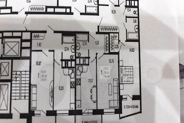 1-комн квартира, 39 м², р-н Селезнева-СБС (№123986)
