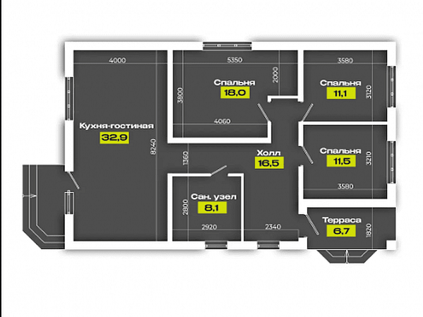 Дом 101.5 м², уч. 6 сот., Краснодар