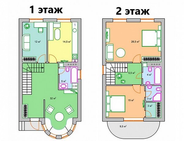Дом 140 м², уч. 3.12 сот., Краснодар