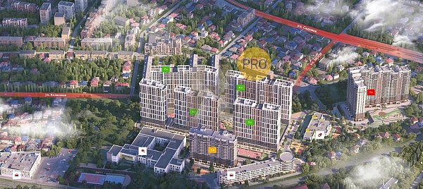 3-комн. квартира, 90.2 м², ЖК Все Свои (№132213)