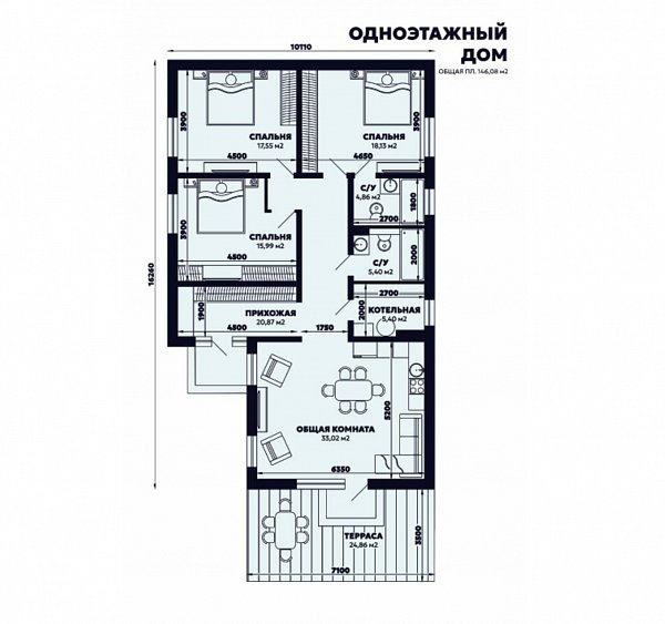 Дом 120 м², уч. 6 сот., Адыгея