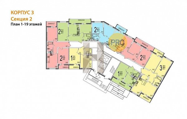 1-комн. квартира, 28.9 м², ЖК Грани (№132048)