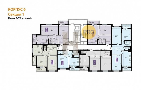 3-комн. квартира, 90.02 м², ЖК Левада (№133395)